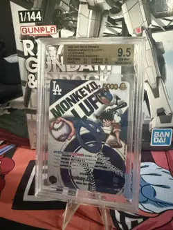 BGS 9.5 DODGERS X ONE PIECE MONKEY D LUFFY PROMO CARD EB02-010 7/3/25 GEM MINT - Image 1