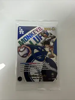 (Sealed) ONE PIECE X DODGERS COLLAB PROMO CARD MONKEY D. LUFFY [EB02-010] - Image 1