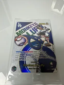 (Sealed) ONE PIECE X DODGERS COLLAB PROMO CARD MONKEY D. LUFFY [EB02-010] - Image 3