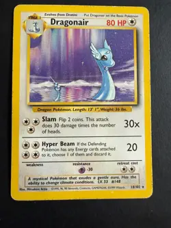 Pokemon TCG Dragonair 018/102 Base Set Regular 1999 - Image 1