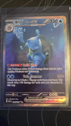 Pokemon TCG: Blastoise ex 200/165 Scarlet & Violet 151 Special Illustration Rare - Image 1