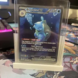 Pokemon Blastoise EX 200/165 Special Illustration Rare SV Scarlet & Violet 151 - Image 1