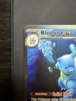 Pokemon Scarlet & Violet 2023 151 Blastoise EX Special Illustration Rare #200 - Image 2