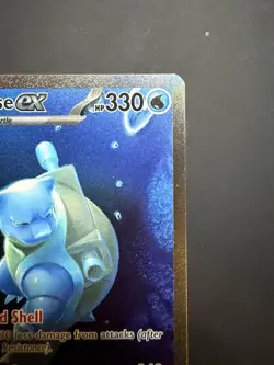 Pokemon Scarlet & Violet 2023 151 Blastoise EX Special Illustration Rare #200 - Image 3