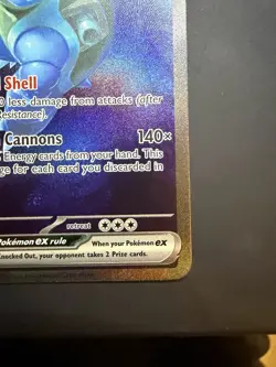Pokemon Scarlet & Violet 2023 151 Blastoise EX Special Illustration Rare #200 - Image 4