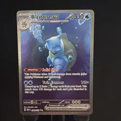 Pokemon Blastoise Ex 200/165 Scarlet Violet 151 Special Illustration Rare - Image 1