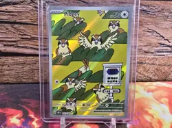 Pidgey 207/197 SV03: Obsidian Flames Holo Illustration Rare Pokemon TCG NM+ - Image 1