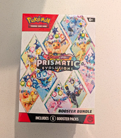 Pokemon TCG Scarlet & Violet Prismatic Evolutions Booster Bundle Box 6 Packs - Image 1