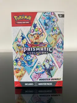 Pokemon TCG Scarlet & Violet—Prismatic Evolutions Booster Bundle 6 Packs - Image 1