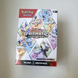 Pokemon TCG Scarlet & Violet Prismatic Evolutions Booster Bundle 6 Packs 2025 - Image 2