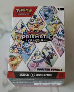 Pokemon TCG Scarlet & Violet—Prismatic Evolutions Booster Bundle 6 Packs - Image 1