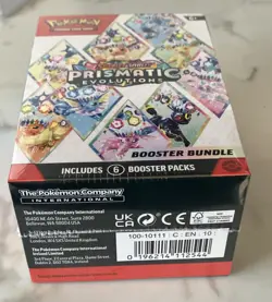 Pokemon TCG Scarlet & Violet—Prismatic Evolutions Booster Bundle 6 Packs - Image 2