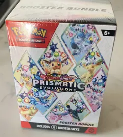 Pokemon TCG Scarlet & Violet—Prismatic Evolutions Booster Bundle 6 Packs - Image 5