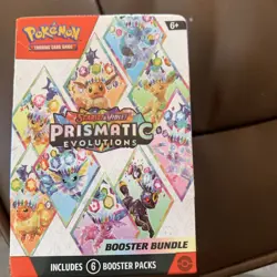 Pokemon TCG: Scarlet & Violet-Prismatic Evolutions Booster Bundle (6 Packs) - Image 1