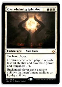 Overwhelming Splendor - NM Near Mint - HOU Hour of Devastation # 19 - MTG Magic - Image 1