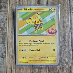 Pokemon Card - Pikachu Berkemeja Batik 101/SV-P Indonesia Journey Promo - SEALED - Image 1