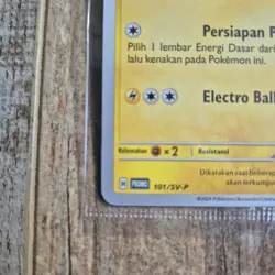 Pokemon Card - Pikachu Berkemeja Batik 101/SV-P Indonesia Journey Promo - SEALED - Image 5