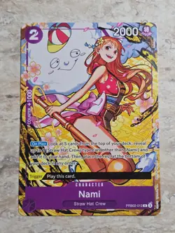 Nami Alt Art Welcome Pack 2026 Vol.1 One Piece Promotion Cards PRB02-012 Promo - Image 1