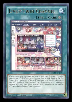 Yugioh Live Twin Channel #GEIM-EN019 Genesis Impact LP - Image 1