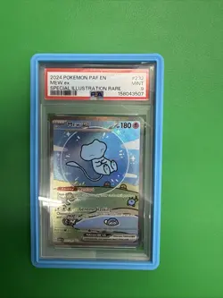 Pokemon PSA 9 Bubble Mew ex 232/091 Paldean Fates Special Illustration Rare SIR - Image 1