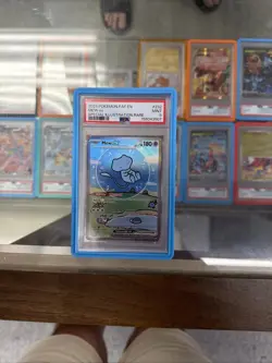 Pokemon PSA 9 Bubble Mew ex 232/091 Paldean Fates Special Illustration Rare SIR - Image 3
