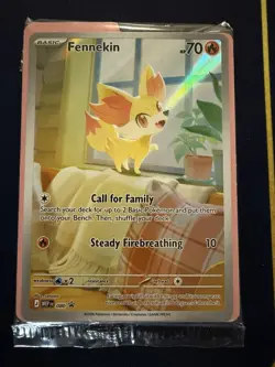 Fennekin MEP 080 Black Star Promo Sealed Pokemon TCG Card NM/Mint Full Art Holo - Image 1
