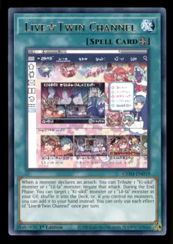 Yugioh Live Twin Channel #GEIM-EN019 Genesis Impact LP - Image 1