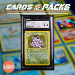 Carte Pokemon Nidoking 11/102 Holo Set de base Edition 1 CGC 8.5 ✨ - Image 1