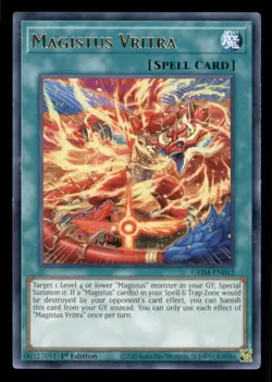 Yugioh Magistus Vritra #GEIM-EN012 Genesis Impact LP - Image 1