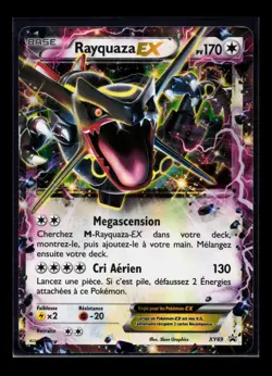 Carte Pokemon Rayquaza EX XY69 SHINY Chromatique Promo BlackStar XY ULTRA RARE 3 - Image 1