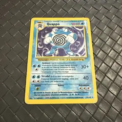 Carte Pokemon Quappo 13/102 Holo Set de Base Wizards German 🇩🇪 - Image 1