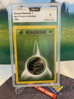 Carte Pokemon Energie Plante 99/102 PCA 9 Set de Base Edition 1 Wizards FR 1999 - Image 3