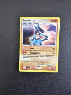 Carte Pokemon Lucario 6/130 Holo Diamant Et Perle FR NM - Image 1