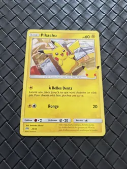 Carte Pokemon Pikachu 25/25 Promo Mc Donald's 2021 25 Ans FR NEUF - Image 1