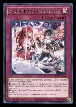 Yugioh Evil Twin Present #GEIM-EN023 Genesis Impact LP - Image 1