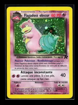 Carte Pokemon Flagadoss Obscur 12/82 Holo Edition 2 Team Rocket Wizards FRA - Image 1