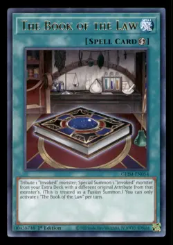 Yugioh The Book of the Law #GEIM-EN054 Genesis Impact LP - Image 1