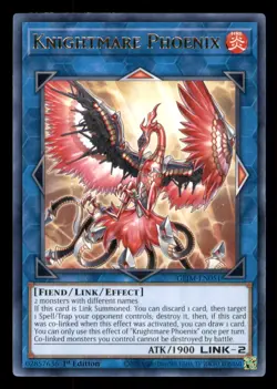 Yugioh Knightmare Phoenix #GEIM-EN051 Genesis Impact LP - Image 1