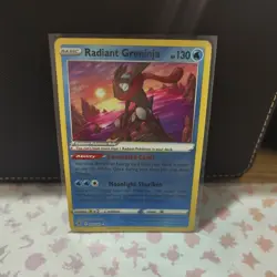 Radiant Greninja 046/189 Radiant Rare Astral Radiance Pokemon Near Mint - Image 1