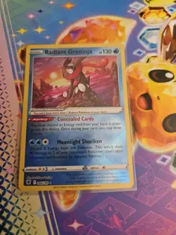 Pokemon Card Radiant Greninja Astral Radiance Holo Rare 046/189 Near Mint - Image 1