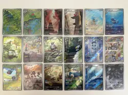 Pokemon Card 151 AR Full Complete Set of 18 Japanese sv2A Art Rares - Image 1