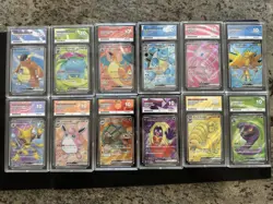 Pokemon 151 Complete SR / Full Art Ace 10 Bundle - Japanese - 12 Graded Set. - Image 1