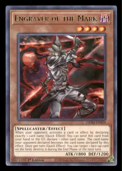 Yugioh Engraver of the Mark #GEIM-EN059 Genesis Impact LP - Image 1