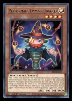 Yugioh Performage Damage Juggler #GEIM-EN060 Genesis Impact LP - Image 1