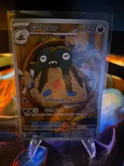 Garbodor IR 141/086 SV White Flare English Pokemon TCG Card - Image 1