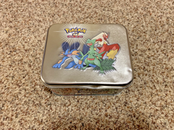 Pokemon EX Era 2003 Empty Tin Gen 3 Ruby Sapphire Opened No Cards - Image 1