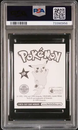 1999 MERLIN POKEMON #S20 MAGIKARP PRISM PSA 9 - Image 2