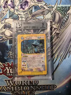 Pokemon TCG 🌊👑 Kingdra Crystal 148/147 💧Aquapolis Holo Secret Rare Crystal - Image 1