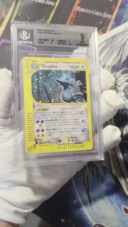 Pokemon TCG 🌊👑 Kingdra Crystal 148/147 💧Aquapolis Holo Secret Rare Crystal - Image 2
