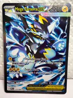 Pokemon TCG MEGA ZERAORA EX Special Illustration Rare (SIR) 114/084 Pitch Black - Image 1